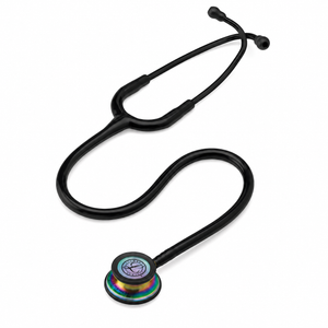Color: Negro Tornasol - vista lateral Estetoscopio Littmann Classic III en Medimed Honduras