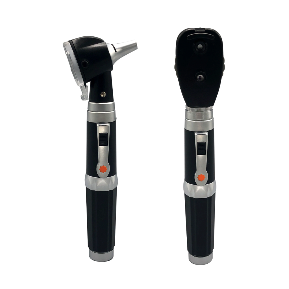 Double Handle High Precision Otoscope and Ophthalmoscope Set, MICRO MEDIC