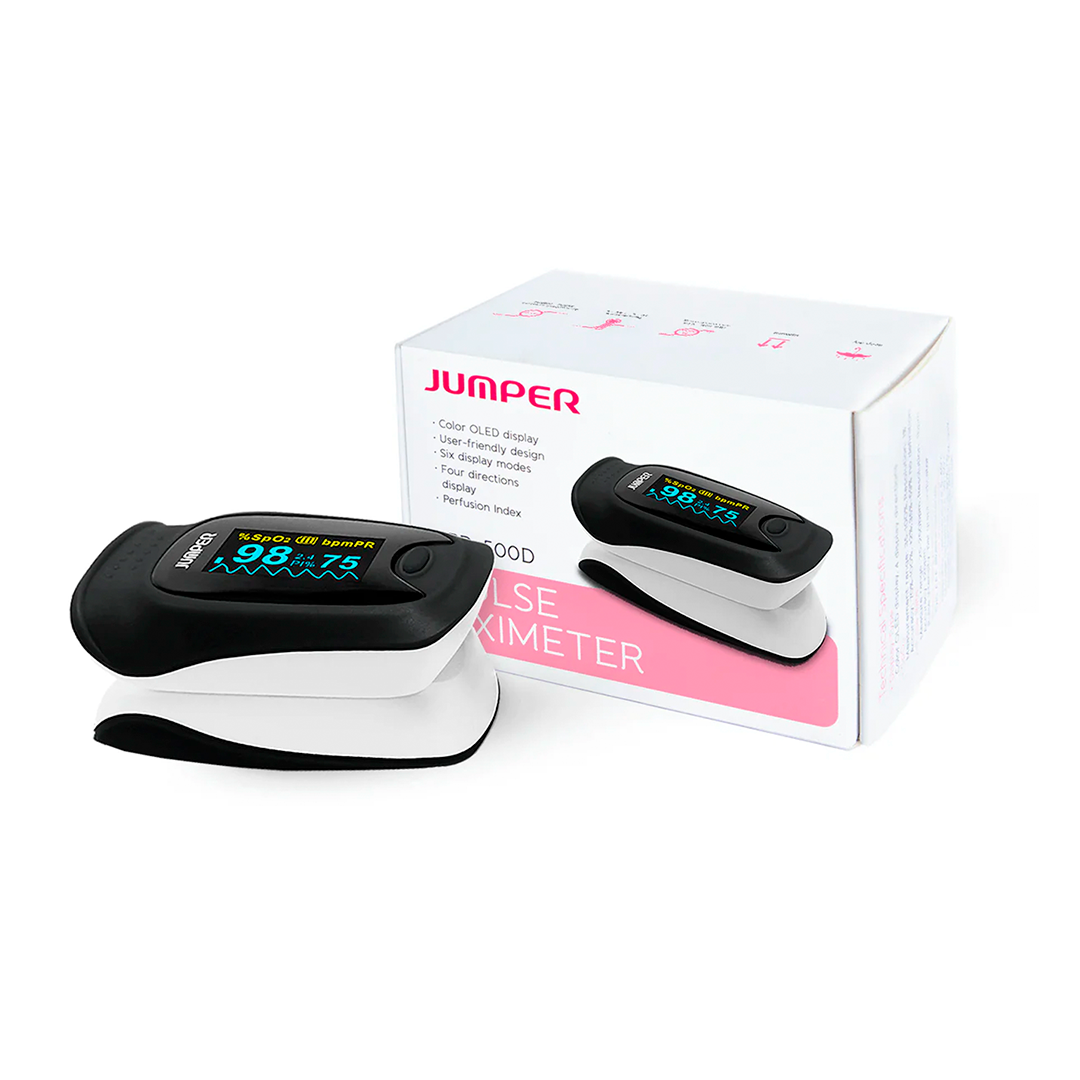 Spo2 Jumper Oxímetro de Pulso Jumper con Pantalla OLED de Doble Color – Medimed HN