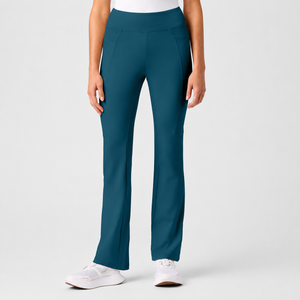 Color: Azul Caribe - vista frontal Pantalón Jaanuu Perri Yoga UltraSOFT en Medimed Honduras
