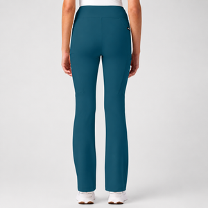 Color: Azul Caribe - vista detalle cintura yoga Pantalón Jaanuu Perri UltraSOFT en Medimed Honduras