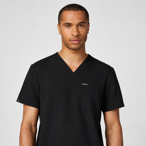 Color: Negro - vista frontal Camisa Jaanuu Platt 3 Bolsillos Clásico en Medimed Honduras