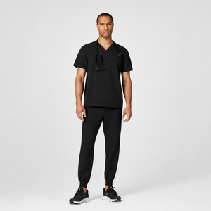 Color: Negro - vista lateral Camisa Jaanuu Platt 3 Bolsillos Clásico en Medimed Honduras