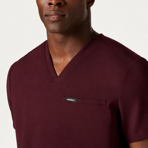 Color: Vino - vista styling Camisa Jaanuu Platt 3 Bolsillos Clásico en Medimed Honduras