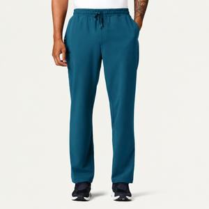 Color: Azul Caribe - vista frontal Pantalón Jaanuu Rhodes Pierna Recta en Medimed Honduras