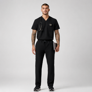 Color: Negro - vista lateral Pantalón Jaanuu Rhodes Pierna Recta en Medimed Honduras
