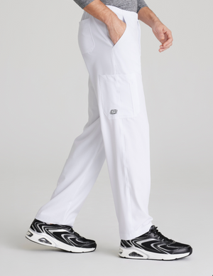 Color: Blanco - vista frontal Pantalon Skechers Structure Hombre en Medimed Honduras