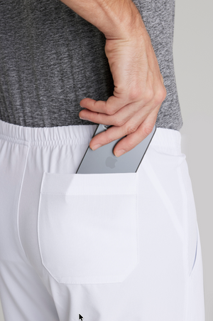 Color: Blanco - vista posterior Pantalon Skechers Structure Hombre en Medimed Honduras