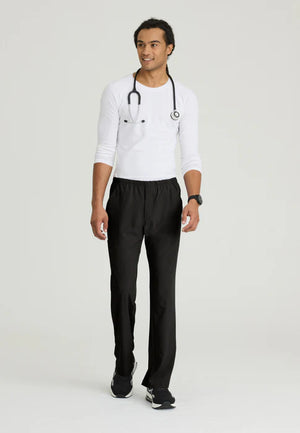 Color: Negro - vista lateral Pantalon Skechers Structure Hombre en Medimed Honduras