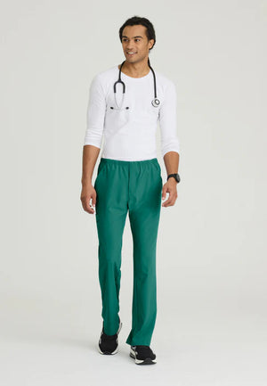 Color: Verde Hunter - vista lateral Pantalon Skechers Structure Hombre en Medimed Honduras