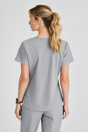 Color: Pewter - vista 4 Camisa Médica Skechers Breeze en Medimed Honduras