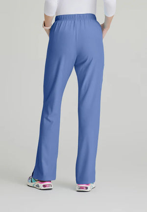 Color: Azul Cielo - detalle Pantalon Mujer 3 Bolsillos Skechers en Medimed Honduras
