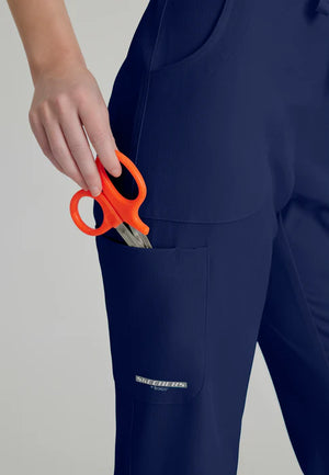 Color: Azul Marino - detalle Pantalon Mujer 3 Bolsillos Skechers en Medimed Honduras
