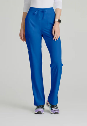Color: Azul Royal - vista frontal Pantalon Mujer 3 Bolsillos Skechers en Medimed Honduras