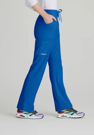 Color: Azul Royal - vista posterior Pantalon Mujer 3 Bolsillos Skechers en Medimed Honduras