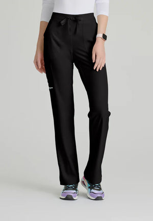 Color: Negro - vista frontal Pantalon Mujer 3 Bolsillos Skechers en Medimed Honduras