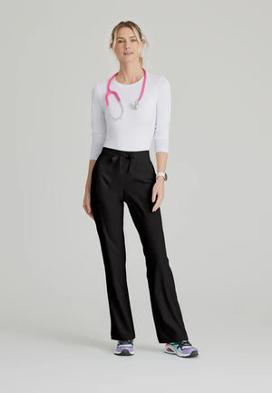 Color: Negro - vista lateral Pantalon Mujer 3 Bolsillos Skechers en Medimed Honduras