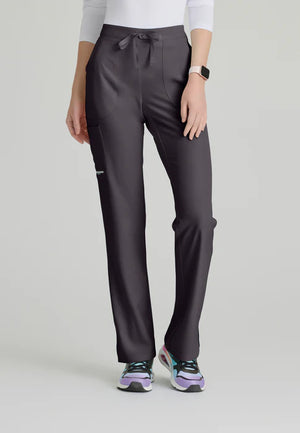 Color: Pewter - vista frontal Pantalon Mujer 3 Bolsillos Skechers en Medimed Honduras