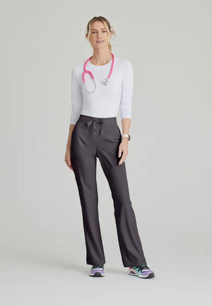 Color: Pewter - vista lateral Pantalon Mujer 3 Bolsillos Skechers en Medimed Honduras