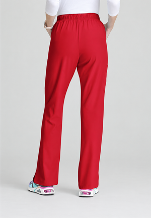 Color: Rojo Intenso - detalle Pantalon Mujer 3 Bolsillos Skechers en Medimed Honduras