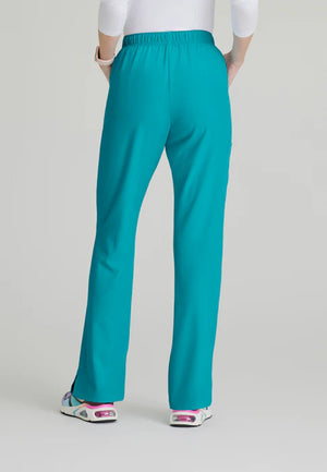 Color: Verde Azulado - detalle Pantalon Mujer 3 Bolsillos Skechers en Medimed Honduras