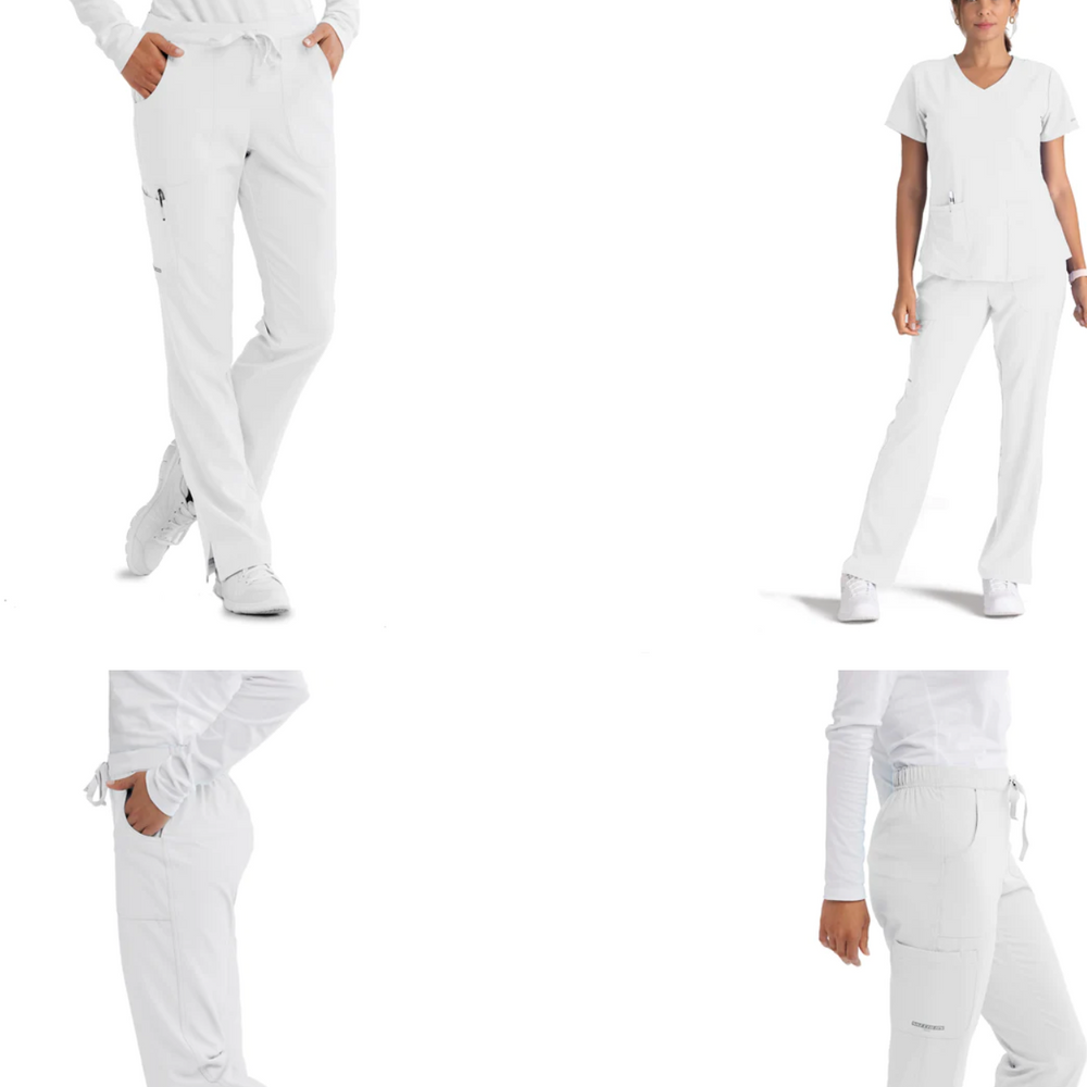 
                  
                    Pantalón recto de tiro medio de Skechers by Barco, modelo SK201, con 3 bolsillos, ideal para profesionales de la salud que buscan confort y funcionalidad.
                  
                