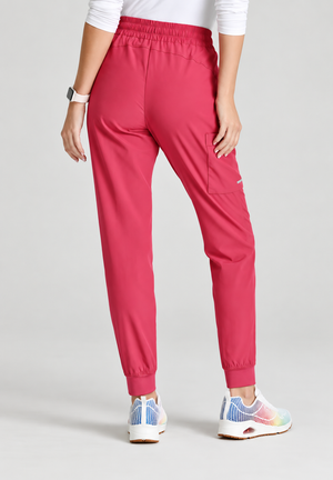 Color: Rosa Vibrante - vista 4 Pantalón Jogger 4 Bolsillos Skechers Theory en Medimed Honduras