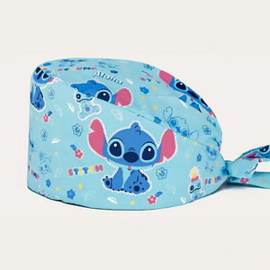 Gorro de quirofano ajustable con banda para el sudor, adecuado para hombres y mujeres