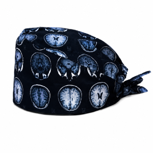 Gorro de quirofano ajustable con banda para el sudor, adecuado para hombres y mujeres