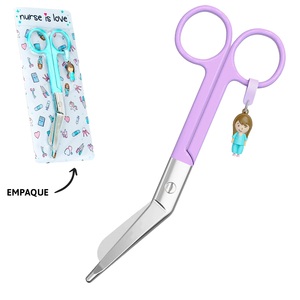 Tijeras lister de vendaje para la enfermera, con colores y estampados exclusivos.