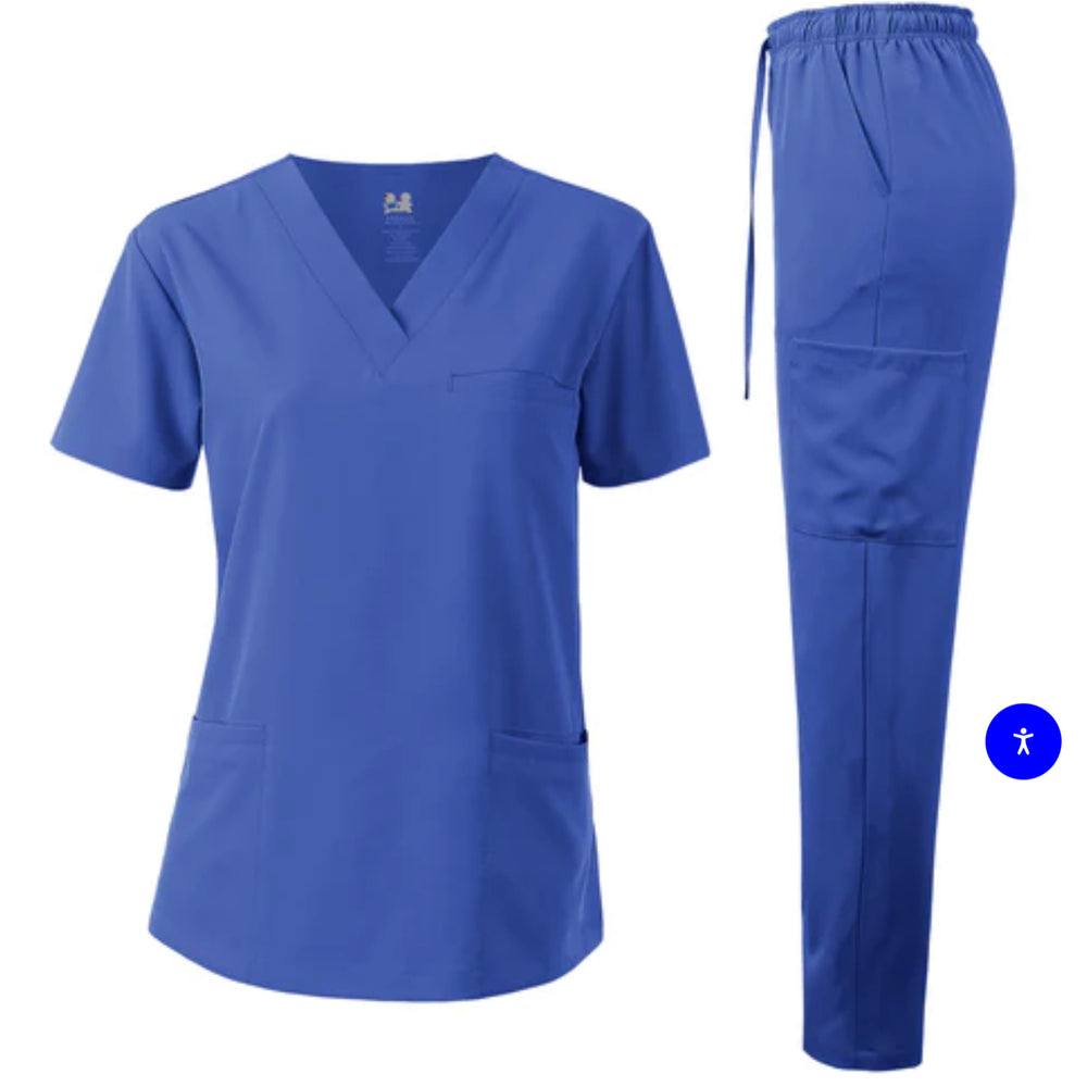 
                  
                    Uniforme Médico Elástico Unisex de 4 Vías Dagacci:
                  
                