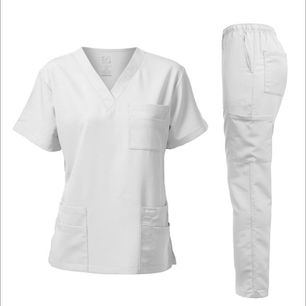 
                  
                    Uniforme Médico Elástico Unisex de 4 Vías Dagacci:
                  
                