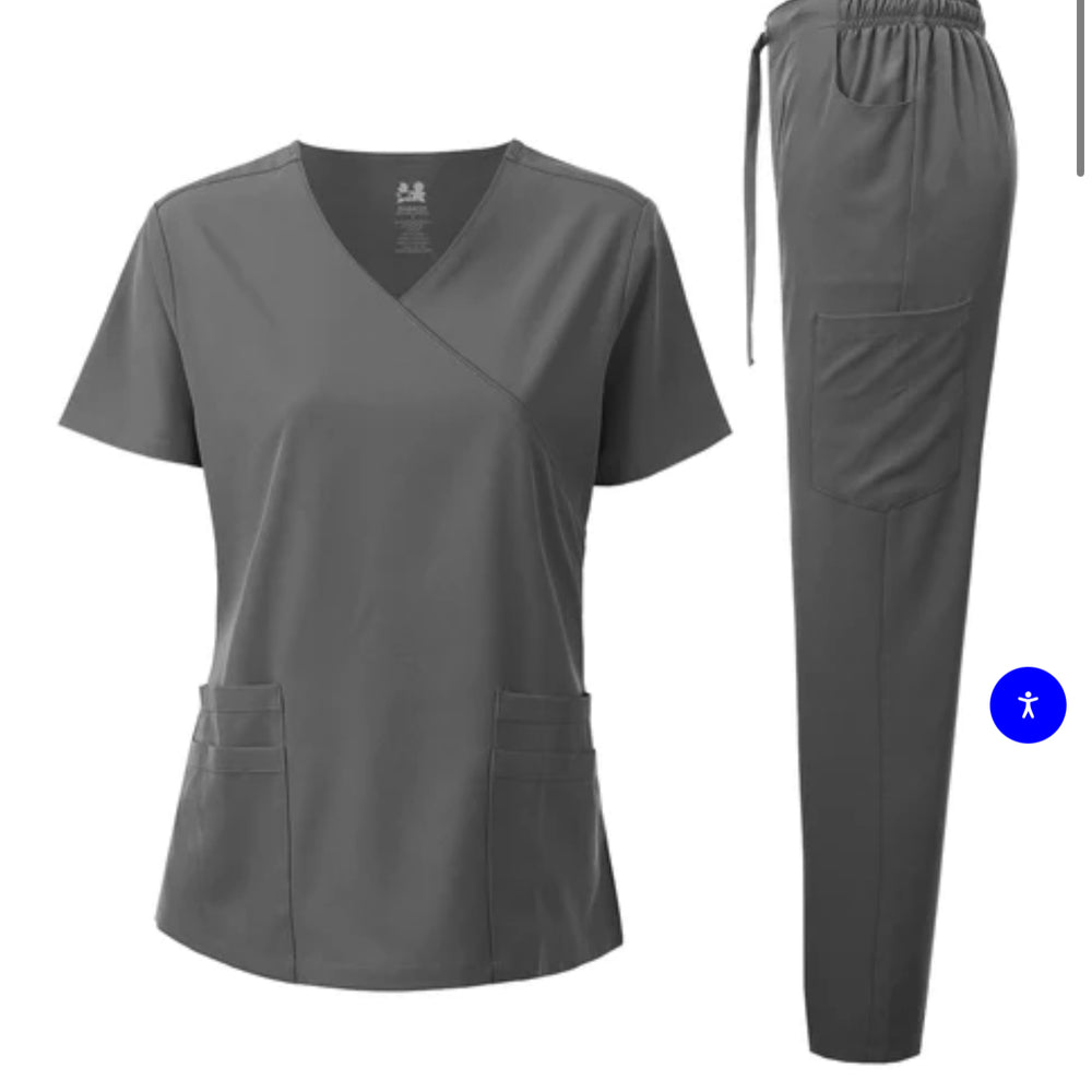 
                  
                    Dagacci Medical Set Uniform with Y-Neck and 4-Way Elastic
                  
                