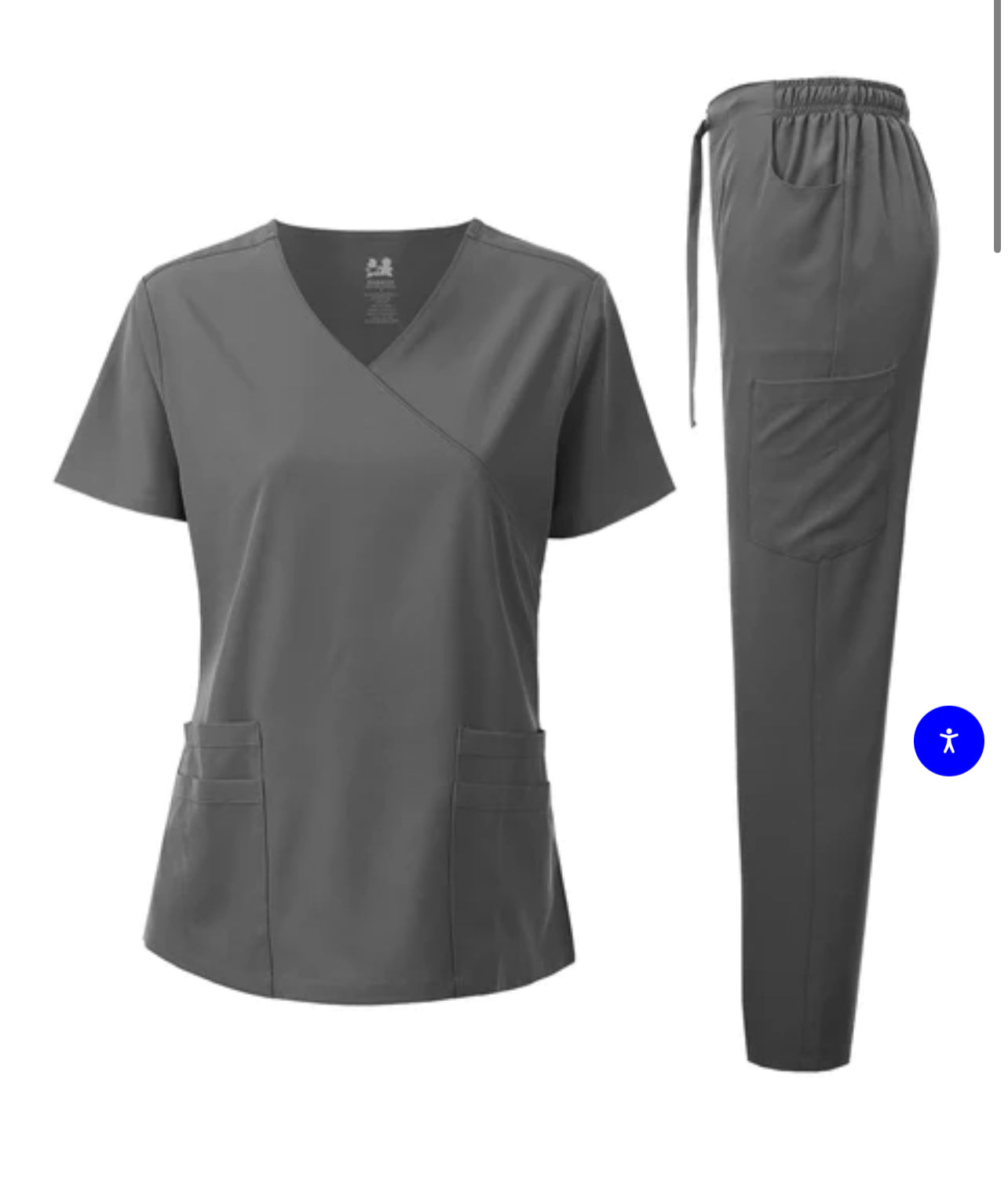 
                  
                    Dagacci Medical Set Uniform with Y-Neck and 4-Way Elastic
                  
                