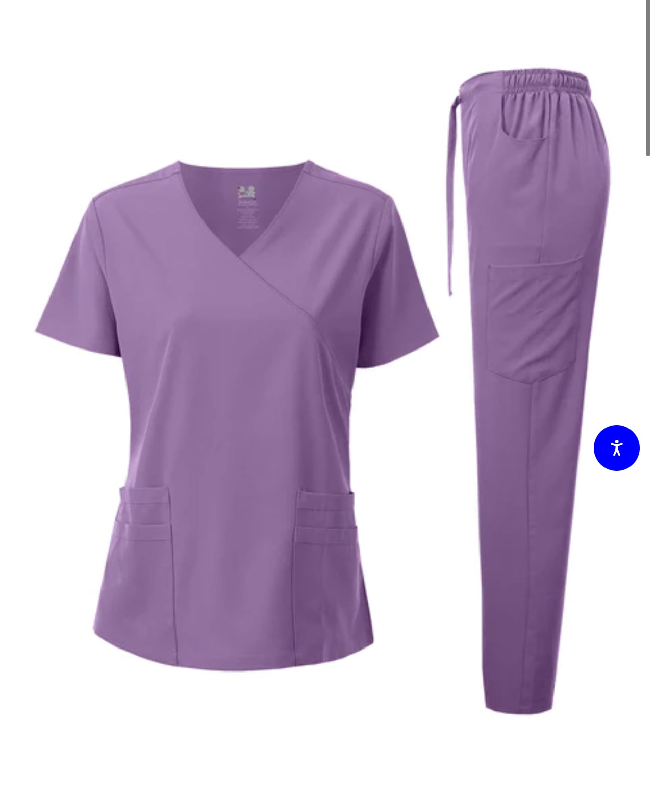 
                  
                    Uniforme Set Médico con Cuello en Y y Elástico de 4 Vías Dagacci
                  
                