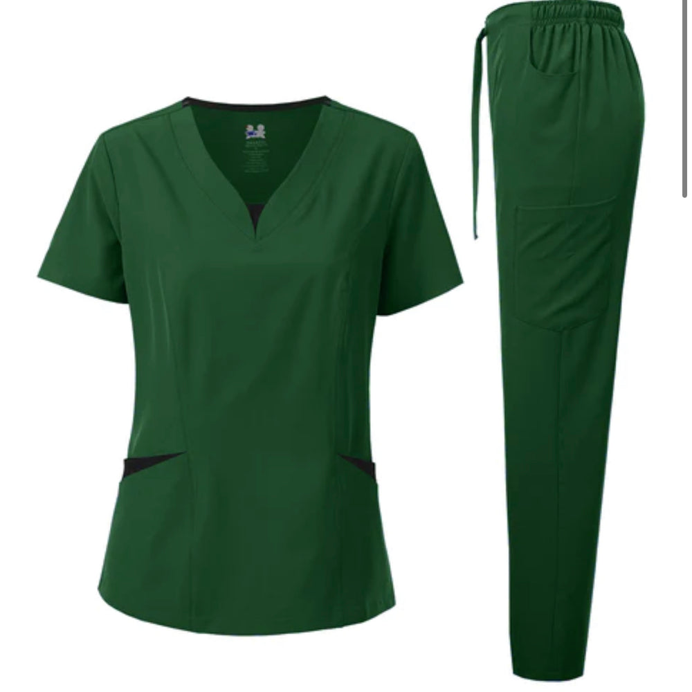 
                  
                    Dagacci 4-Way Stretch Two-Tone Medical Set Uniform
                  
                