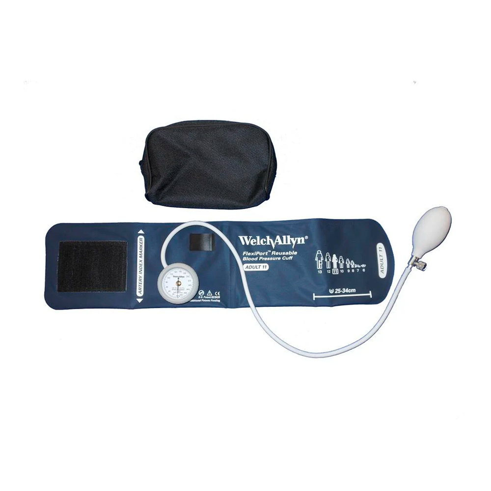 Esfigmomanometro Welch Allyn DS44-11 medidor de presión arterial esfigmomanometro con brazalete de una pieza para adultos