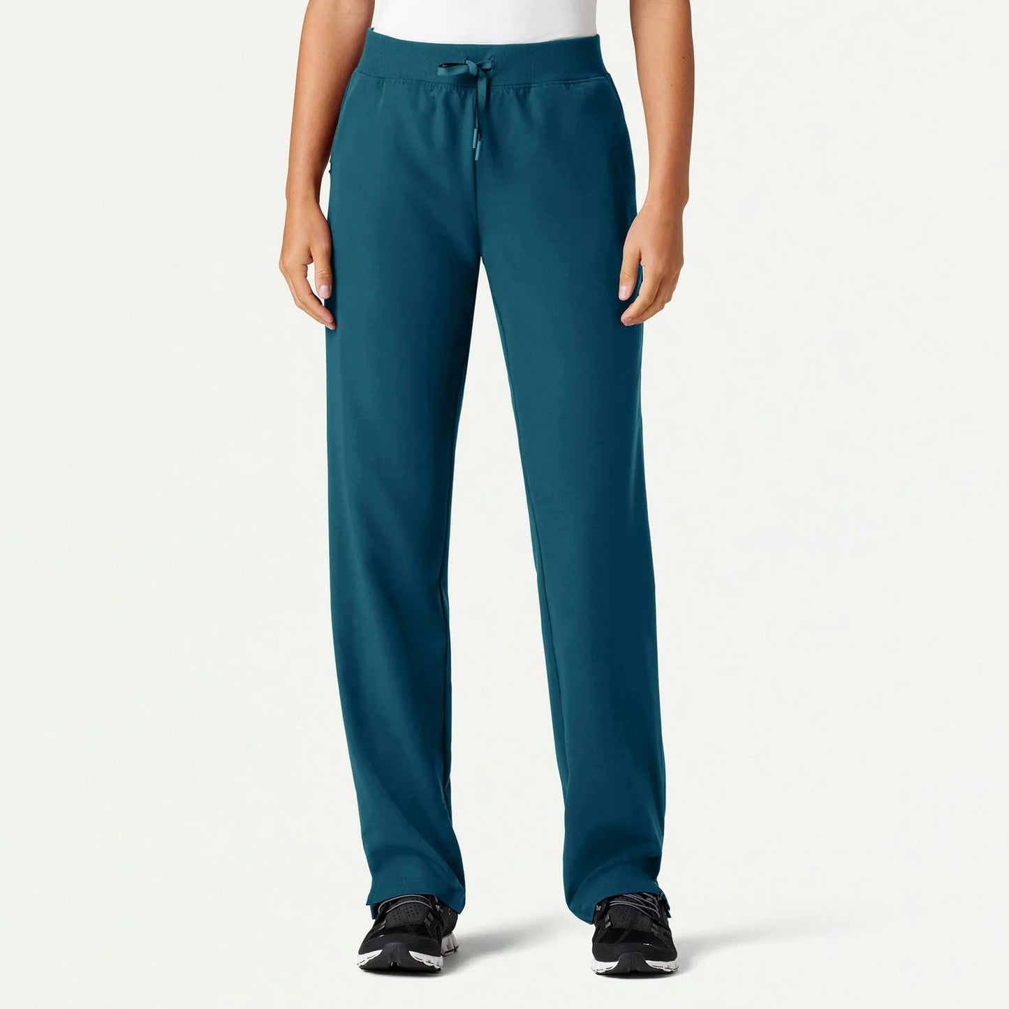Color: Azul Caribe - vista frontal Pantalon Jaanuu Xenos Cintura Elastica en Medimed Honduras