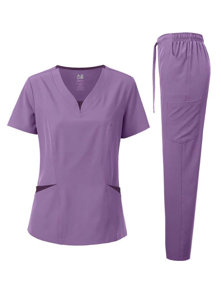 
                  
                    Uniforme Set Médico de Dos Tonos Elástico de 4 Vías Dagacci
                  
                