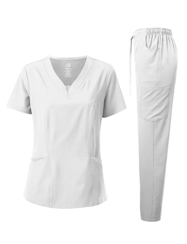 
                  
                    Dagacci 4-Way Stretch Two-Tone Medical Set Uniform
                  
                