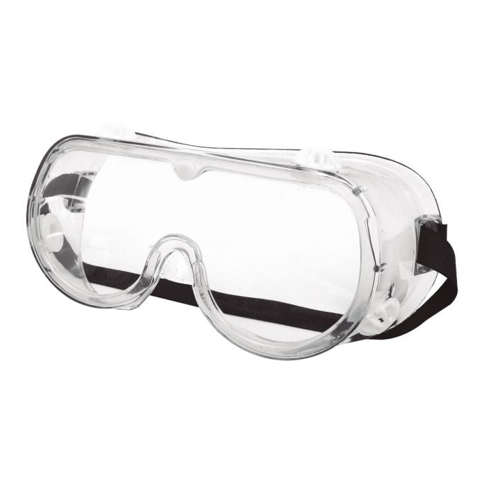 Anti-fog Protective Goggles with Wide Vision Clear Lens Adjustable Chemical Splash Protection Soft Lightweight Goggles