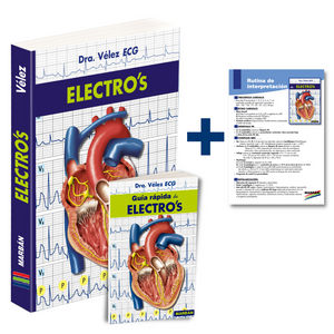 Electro's Vélez ECG - Libro de electrocardiografía de Marbán Libros, en Medimed Honduras
