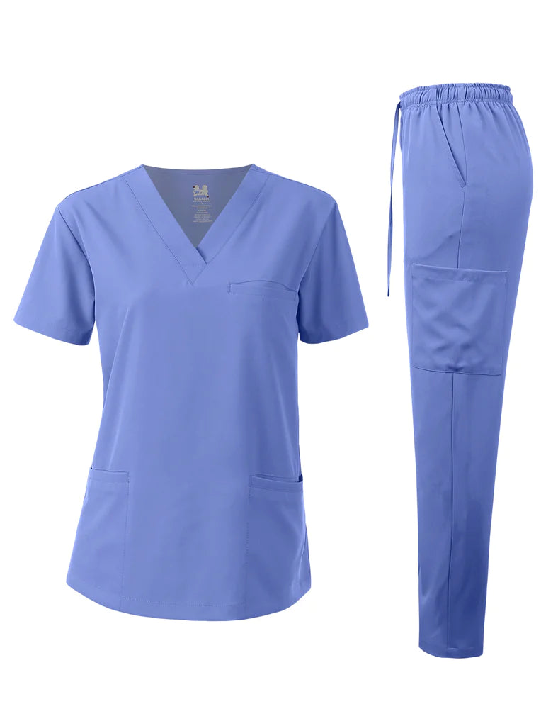 
                  
                    Dagacci Unisex 4-Way Stretch Medical Uniform:
                  
                