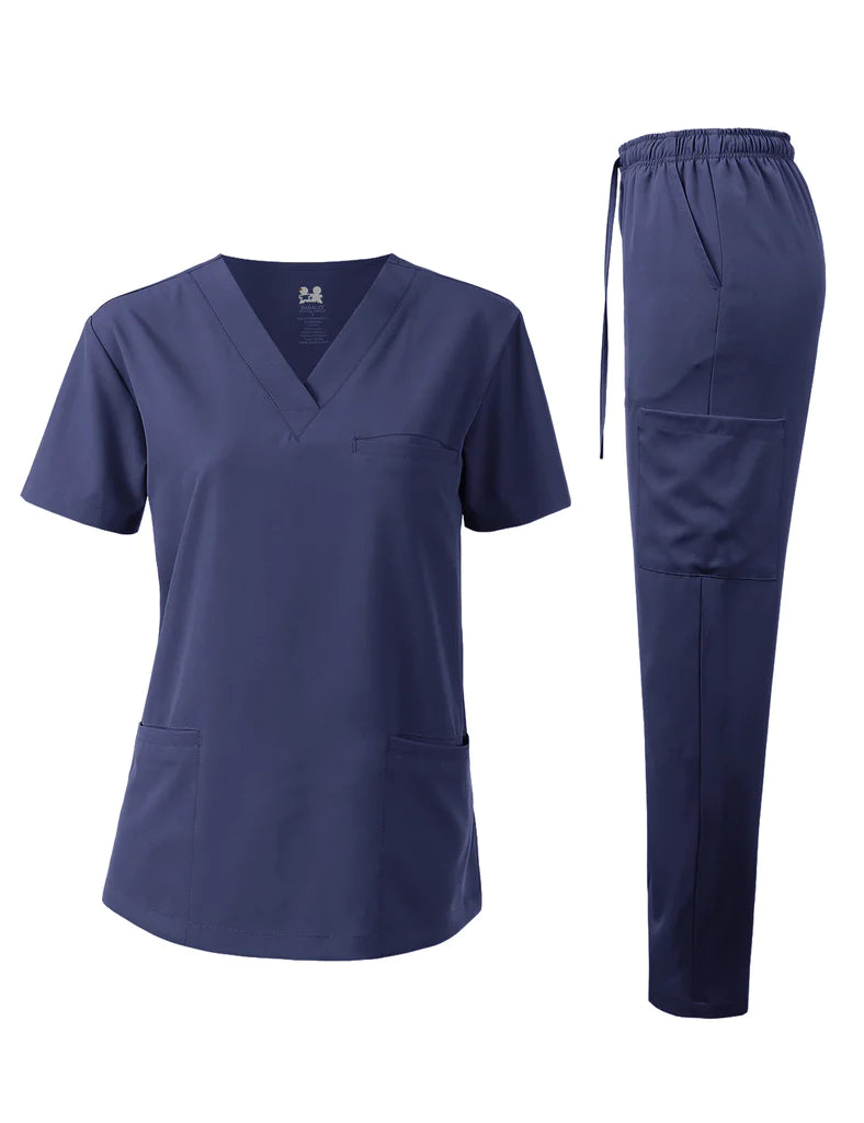 
                  
                    Uniforme Médico Elástico Unisex de 4 Vías Dagacci:
                  
                