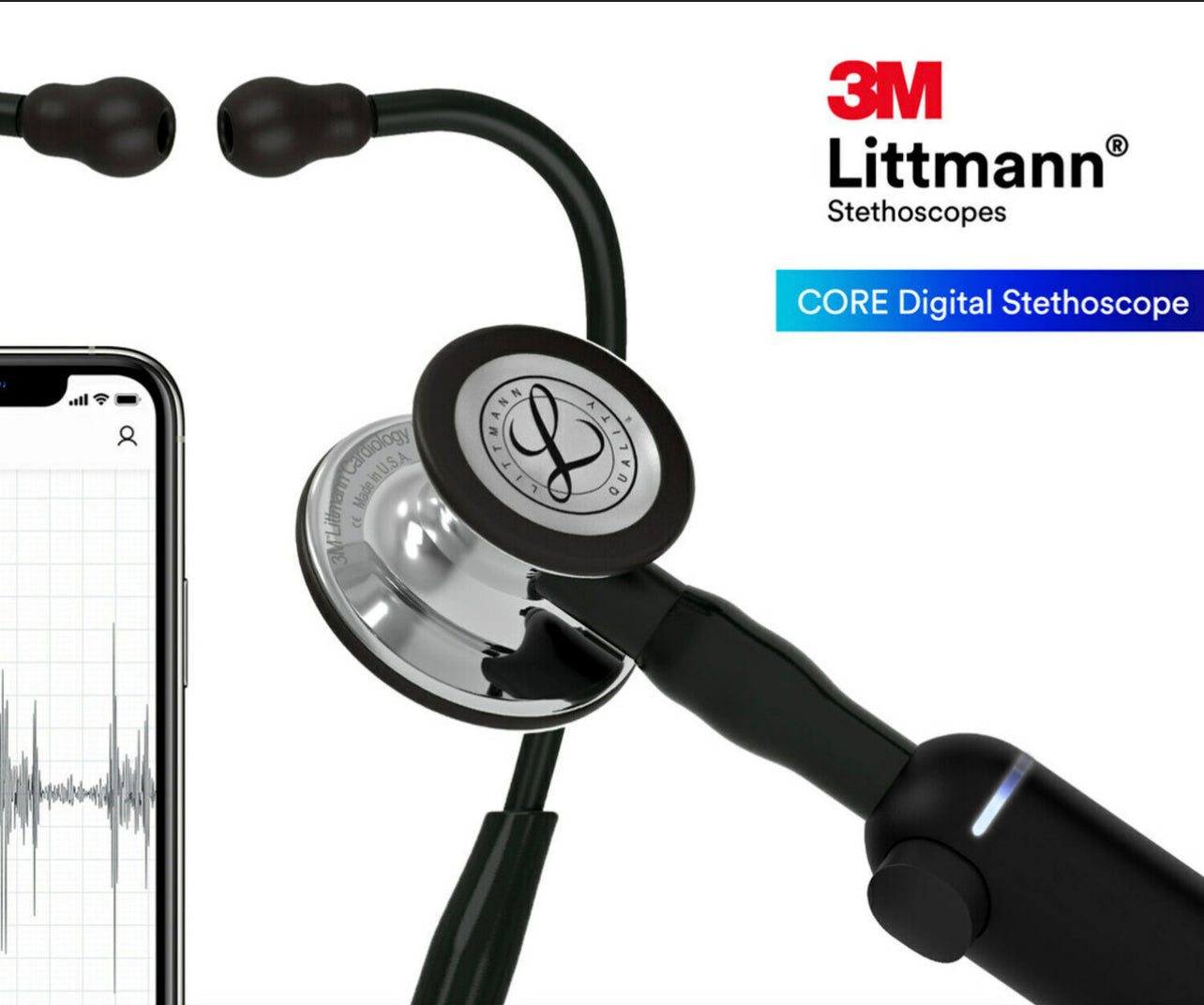 
                  
                    3M Littmann Core Digital Stethoscope
                  
                