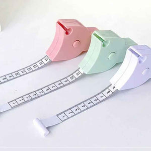 60 Inch Body Tape Measure, Locking Pin and Retractable Button, Ergonomic and Portable Design