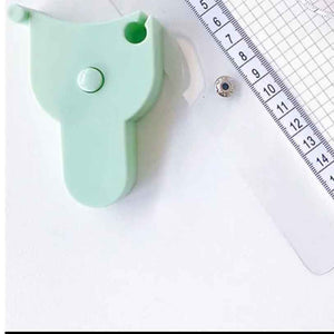 60 Inch Body Tape Measure, Locking Pin and Retractable Button, Ergonomic and Portable Design