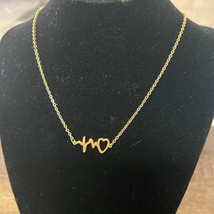 Necklace with Medical Design for Women, Stainless Steel Chain with Pendant.