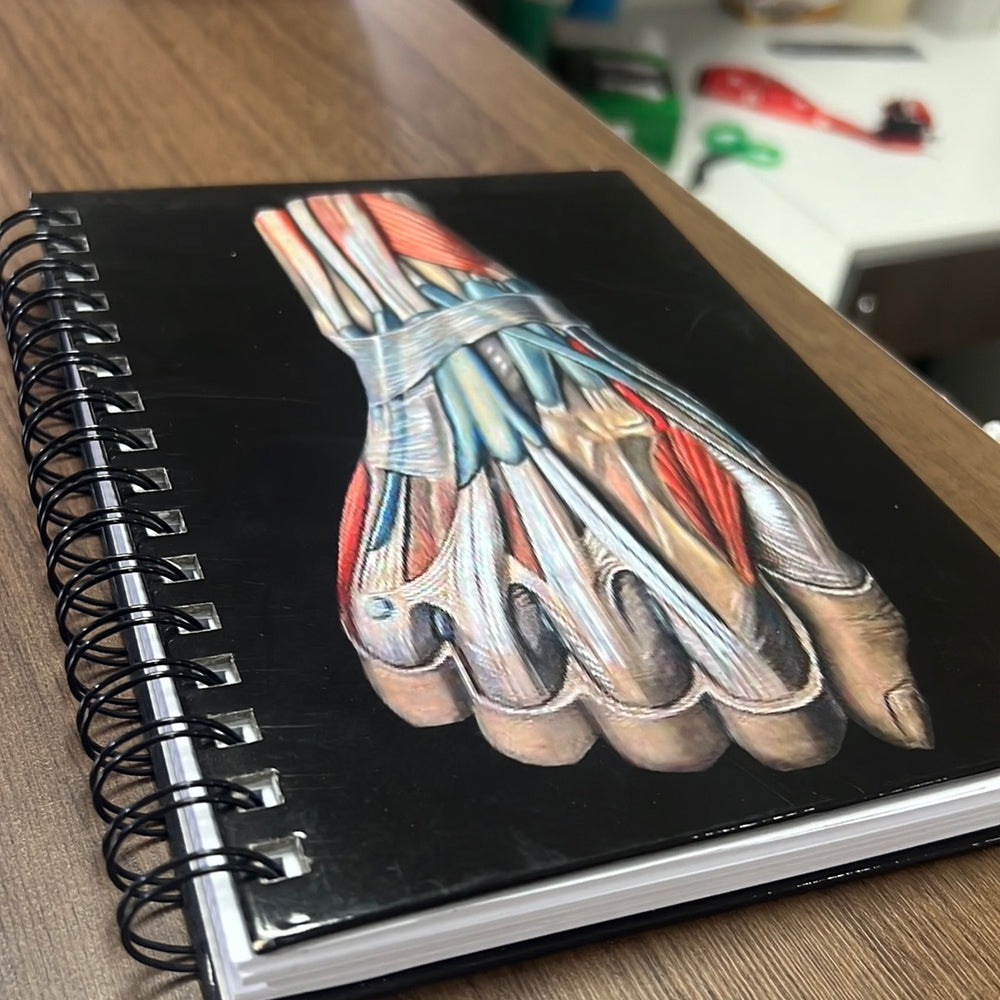 
                  
                    Cauderno medical notebooks with spiral, hard cover. 
                  
                